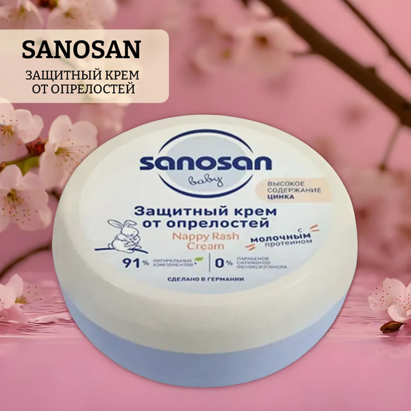 Крем от опрелостей sanosan nappy rash cream - купить с доставкой по ...