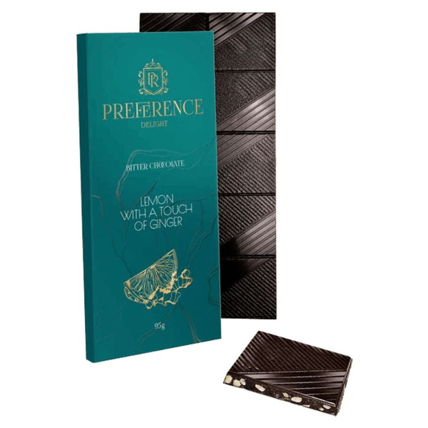 PREFERENCE Delight Шоколад горький с имбирем и лимоном, 95гр. - купить ...