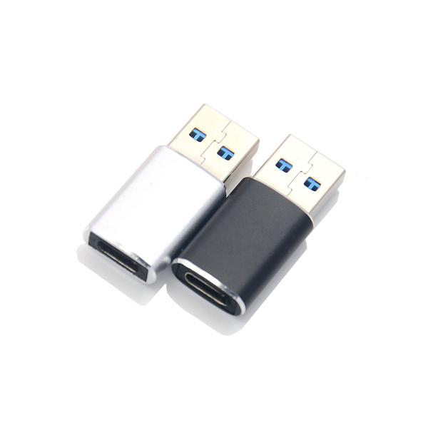 Переходник с USB 3.0 (папа/выход) на Type-C (мама/вход)/ Тайп си для ...
