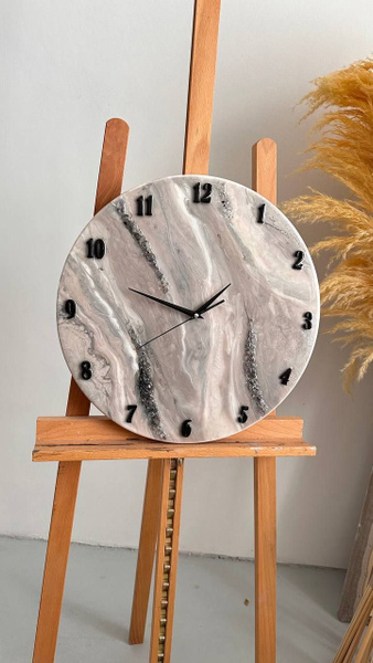 Настенные часы, 45 см, эпоксидная смола - купить по низкой цене в ...