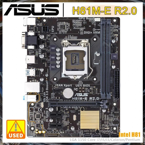 Материнская плата Intel ASUS H81M-E купить по низкой цене с доставкой и ...