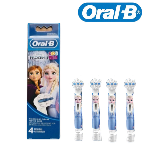 4 шт Насадка для электрической зубной щетки Oral-B Stages Kids EB10 ...