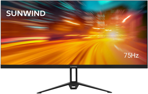 SUNWIND 29" Монитор SM-29FI202 , черно-серый купить на OZON по низкой ...