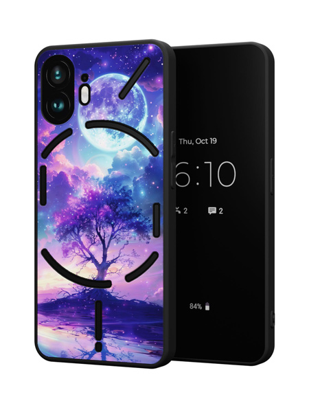 Силиконовый чехол Mcover для Nothing Phone 2 (Насинг Фон 2), Дерево ...