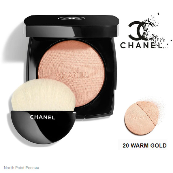 CHANEL POUDRE LUMIRE Пудра-хайлайтер, оттенок 20 WARM GOLD - купить с ...