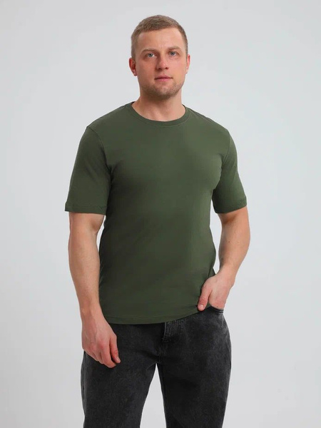 Футболка SAMO, размер 62, цвет хаки, Хлопок 92% эластан 8% - купить по ...