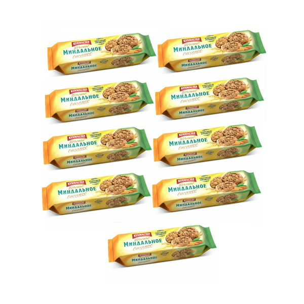 Кухмастер Печенье Миндальное, овсяное, 270 гр, 9 уп - купить с ...