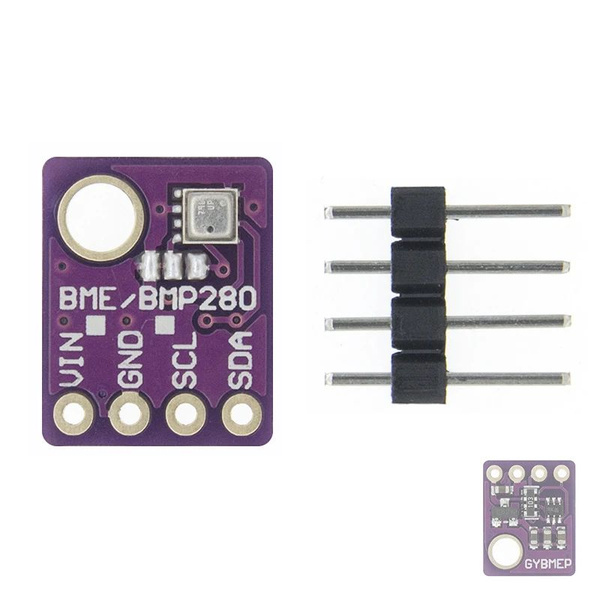 Датчик атмосферного давления, температуры и влажности BME280-5V ...