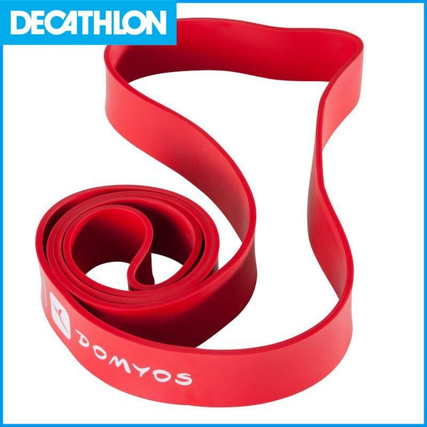 Резинка для фитнеса Декатлон (Decathlon), 45 кг, цвет красный - купить ...