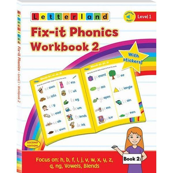 Letterland Fix-it Phonics (2nd Edition) Level 1 Workbook 2 фоникс ...