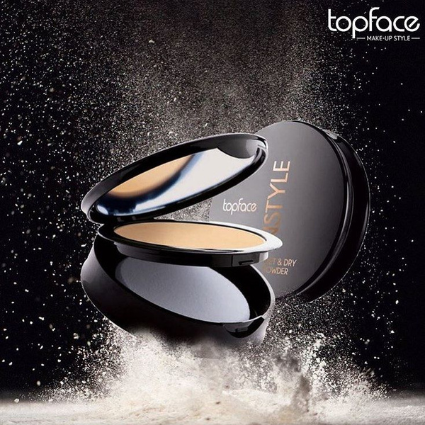 Topface Пудра шелковая для лица Instyle Wet & Dry Powder РТ261, тон 001 ...