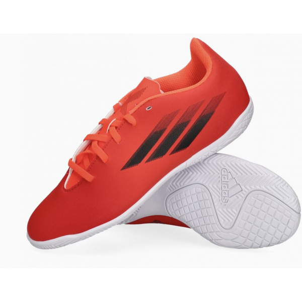 Бутсы для футзала adidas, 35, красный, черный - купить по выгодной цене ...