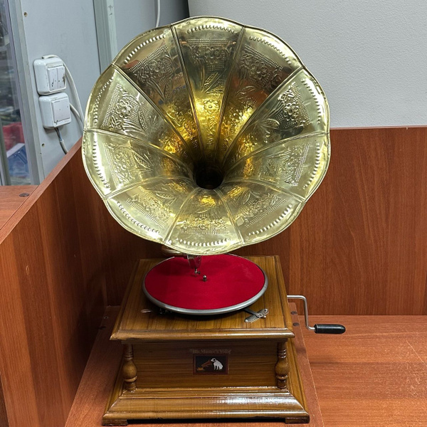 Граммофон "His Master's Voice" Англия 20 век Редкая форма "Квадрат ...