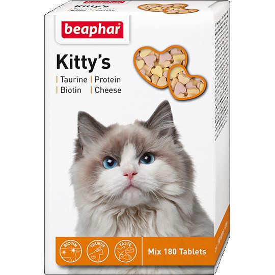Кормовая добавка Beaphar Kitty's Mix для кошек, 180 таблеток купить на ...