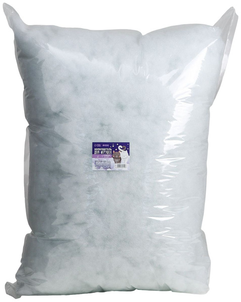 Наполнитель "Суперпух" для набивки игрушек и подушек, для творчества и ...