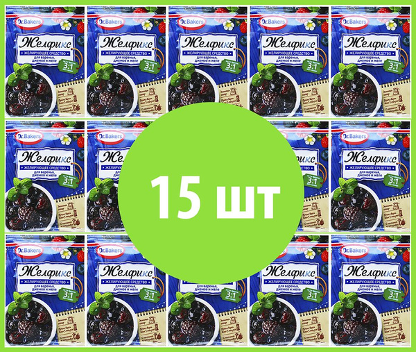 Желфикс 3:1 ( Dr. Bakers / Dr.Oetker) - 15 пакетиков по 25г ...