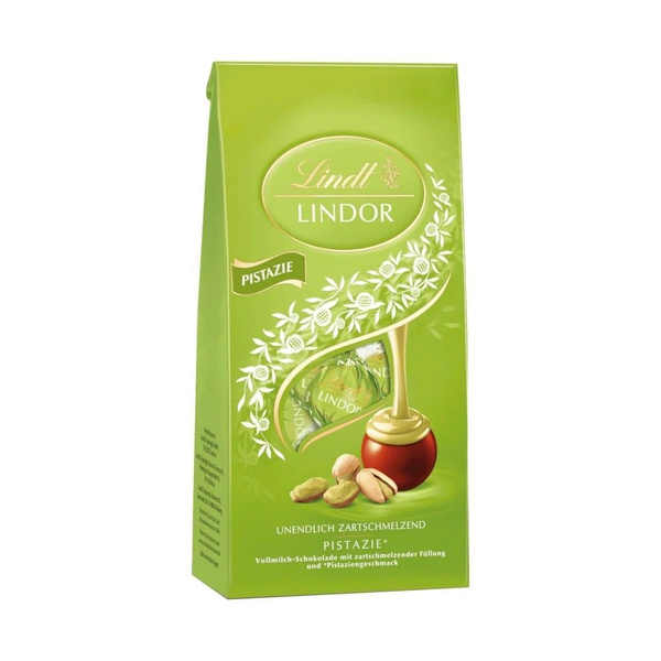 Конфеты шоколадные Lindt Lindor Pistacho фисташковые 137 гр (из ...