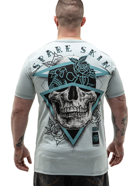 Футболка Spare Skin, размер 52, цвет голубой, 100% хлопок пенье ...