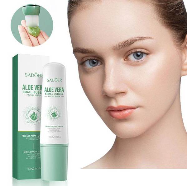 Очищающая маска для лица с экстрактом алоэ вера Sadoer Aloe Vera Small ...