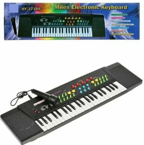 Музыкальная игрушка Синтезатор 3738S с микрофоном - купить с доставкой ...