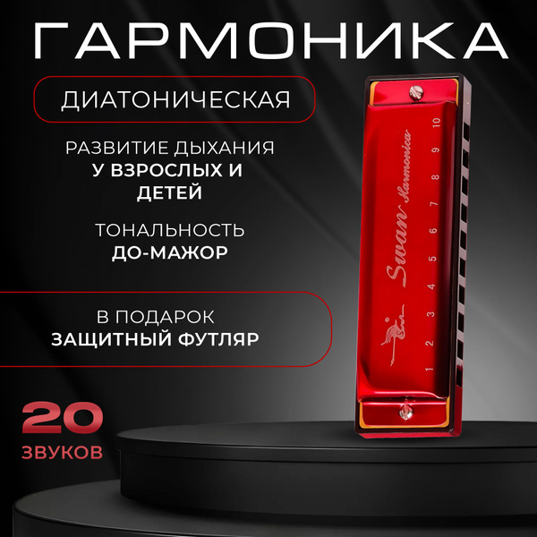 Губная гармошка диатоническая - купить с доставкой по выгодным ценам в ...