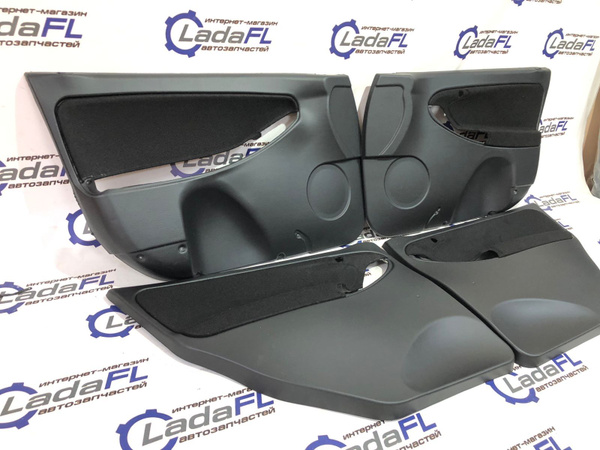 Обивки (карты) дверей Калина 1 4 шт. графит - купить по выгодным ценам ...