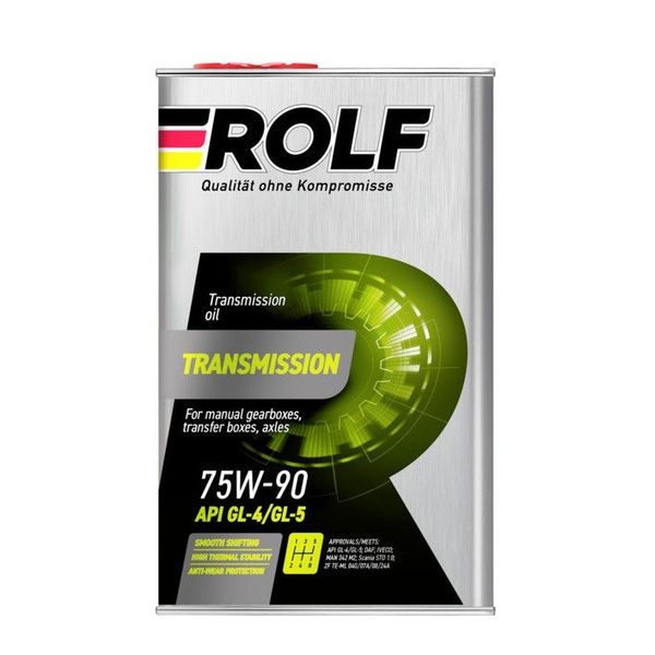 Масло трансмиссинное ROLF Transmission SAE 75W-90 API GL-4/GL-5 1л ...