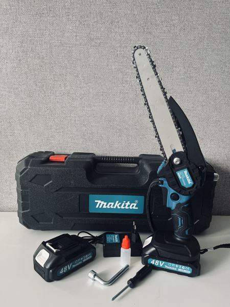 Пила аккумуляторная цепная Makita мини садовая сучкорез 200мм 48V/Мини ...