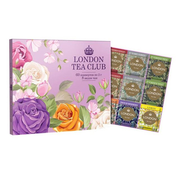 London Tea Club Подарочный набор чая London Tea Club, 60 пак - купить с ...