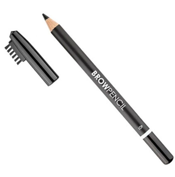Lamel Карандаш для бровей BROW PENCIL, тон 401 черный - купить с ...