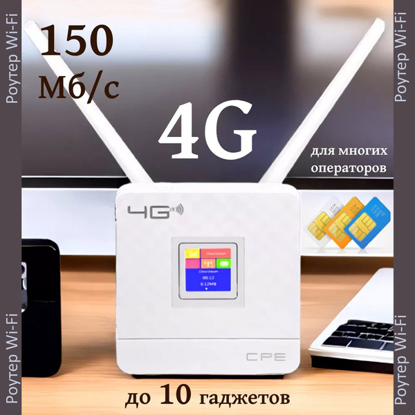 Роутер AODO M8, белый, 2.4 ГГц купить по низкой цене с доставкой в ...