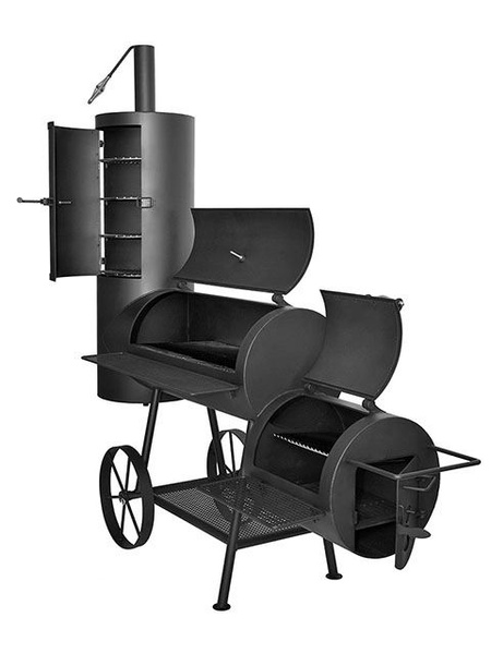 Гриль-коптильня для горячего и холодного копчения 3 в 1. Russia Grill ...