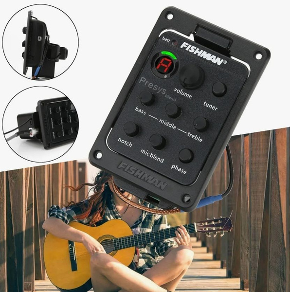 Преамп-звукосниматель Fishman Presys Blend 301 для акустической гитары ...