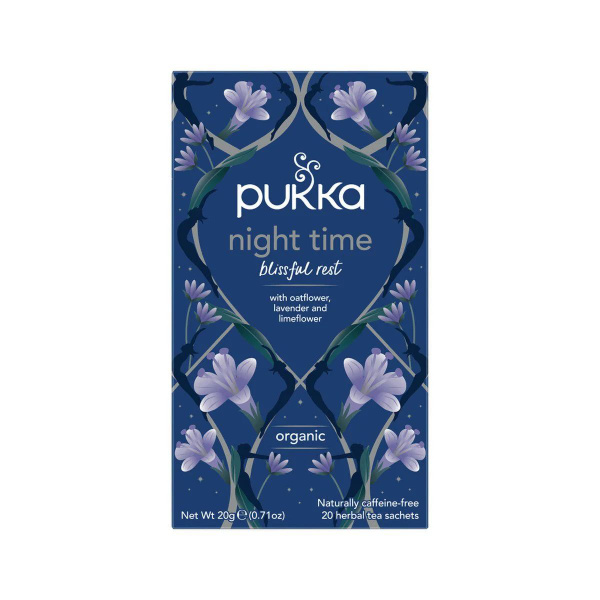 Чай травяной Pukka Night Time, 20 пакетиков, 20 г (из Финляндии ...