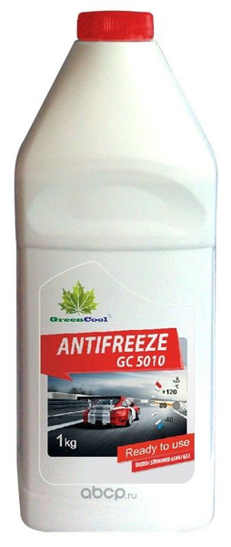 Антифриз GreenCool GС5010 1KG красный готовый, Готовый раствор купить ...