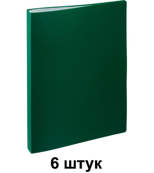 Attache Папка файловая 40 055-40Е зеленый, 6 шт. - купить с доставкой ...