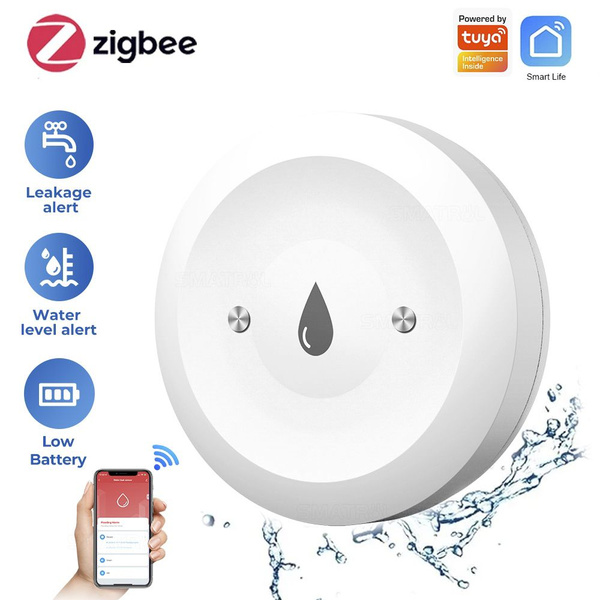 Zigbee 3.0 Умный датчик протечки воды,совместим с Яндекс Алисой,water ...