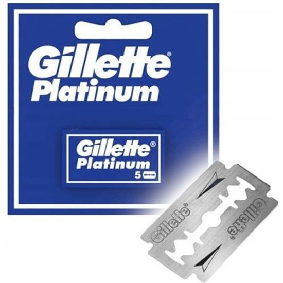 Gillette Лезвия для бритья Platinum, 5 шт/уп - купить с доставкой по ...