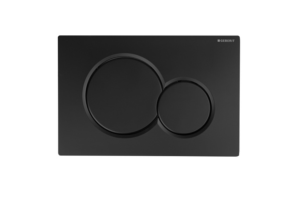 Кнопка для инсталляции GEBERIT SIGMA 01 115.770.DW.5 (ЧЕРНАЯ МАТОВАЯ ...
