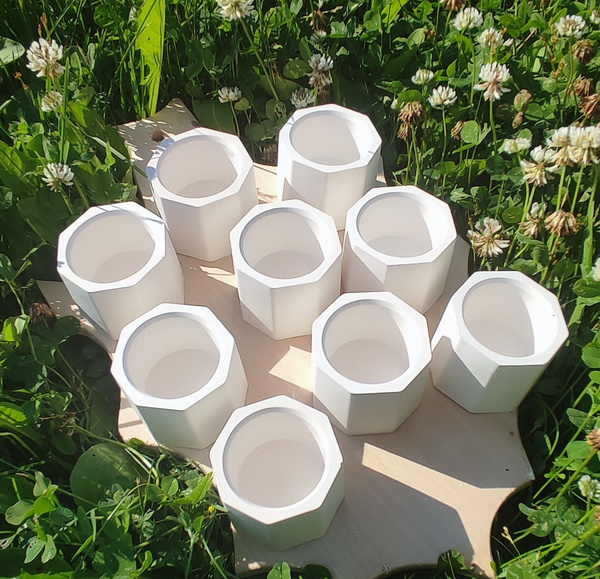 Подсвечник из гипса для росписи 9 шт - купить с доставкой по выгодным ...