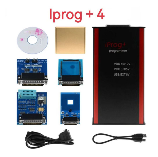 Программатор V87 Iprog+ Iprog Pro Program 4 адаптеров - купить с ...