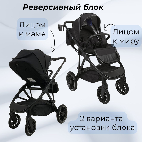 Коляска прогулочная детская складная всесезонная с переставляемым ...