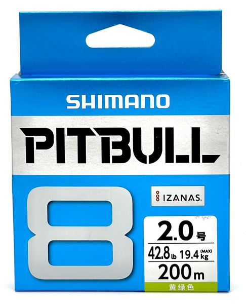 Характеристики Плетеный шнур SHIMANO PITBULL 8 #PE 2.0 PL-M68R Шнур ...