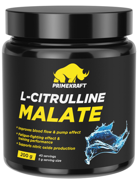 Л-Цитруллин Prime Kraft L-Citrulline Malate - 200 грамм, натуральный ...