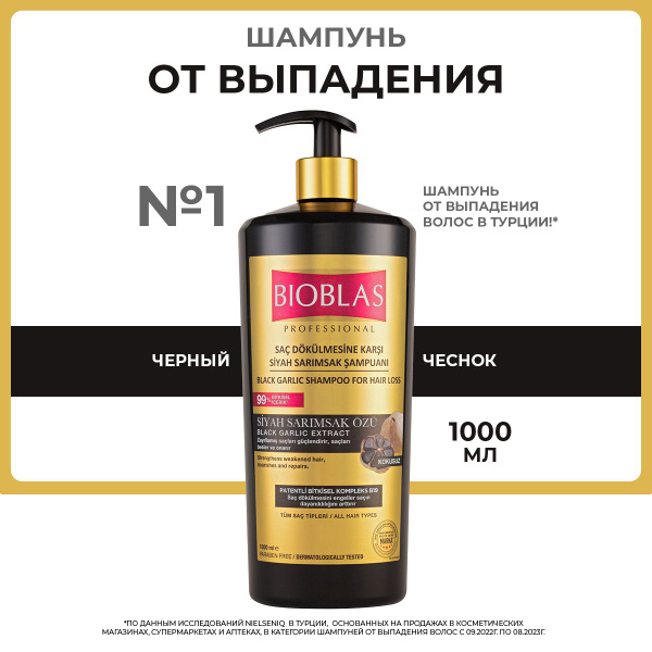 BIOBLAS Профессиональный Шампунь против выпадения, регулирующий жировой ...