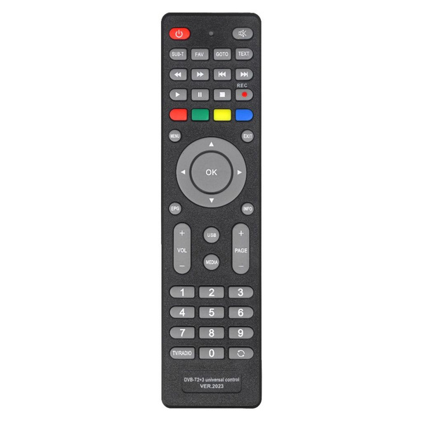 Пульт ДУ HUAYU для DVB-T2 Huayu DVB-T2+3 v.2023 универсальный - купить ...