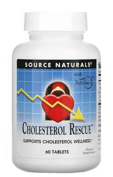 Помощь при холестерине 60 таблеток ,Source Naturals - купить с ...