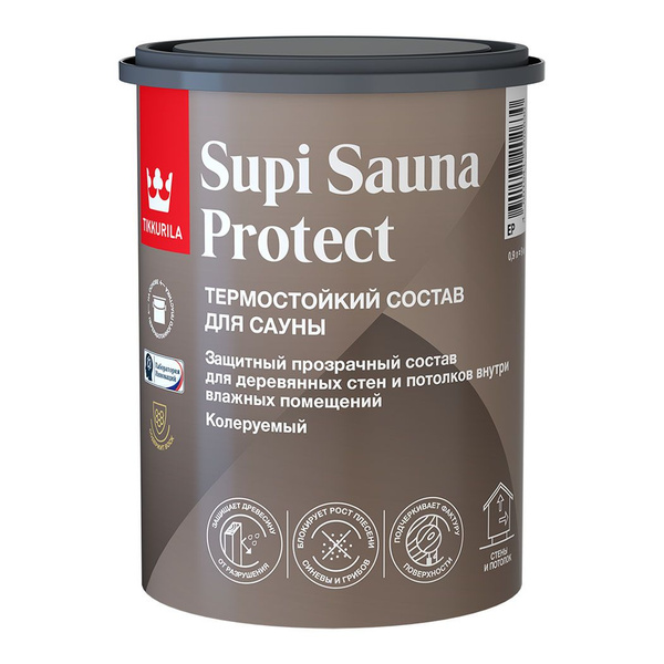 Tikkurila Supi Sauna Protect EP / Тиккурила Супи состав защитный для ...