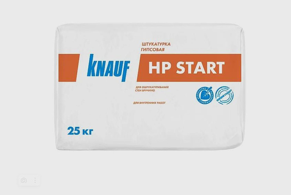 Штукатурка для стен гипсовая Кнауф 25 кг, штукатурная смесь Knauf HP ...