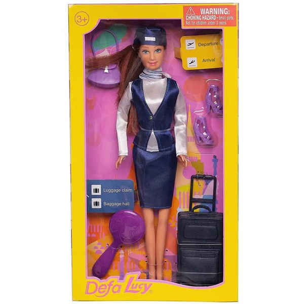 Игровой набор ABTOYS Кукла Defa Lucy Стюардесса с игровыми предметами ...